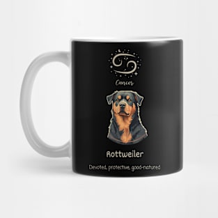 Cancer: Rottweiler - Zodiac Tarot Card Mug